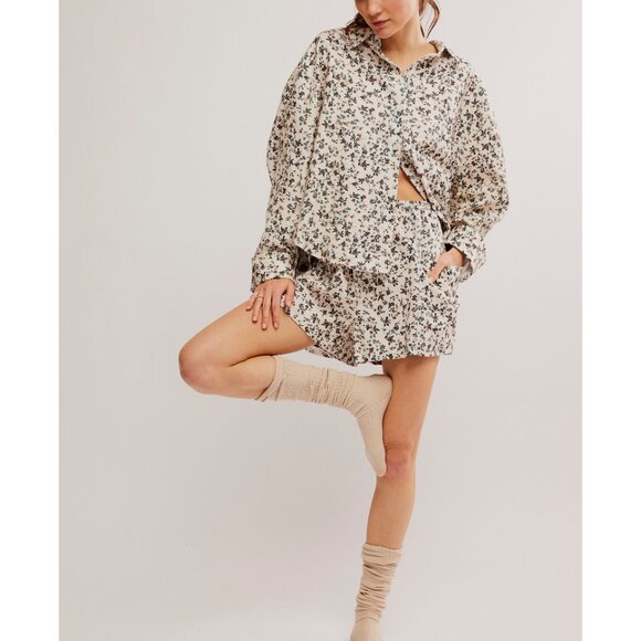 FREE PEOPLE Early Morning Sleep Set / Ivory Combo - Picture 5 of 11